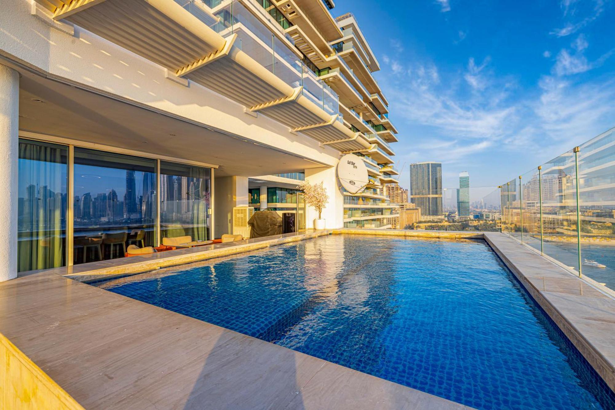 Five Palm Jumeirah 2Br Luxury Penthouse , Full Marina See View With Private Pool Dubai Exteriör bild