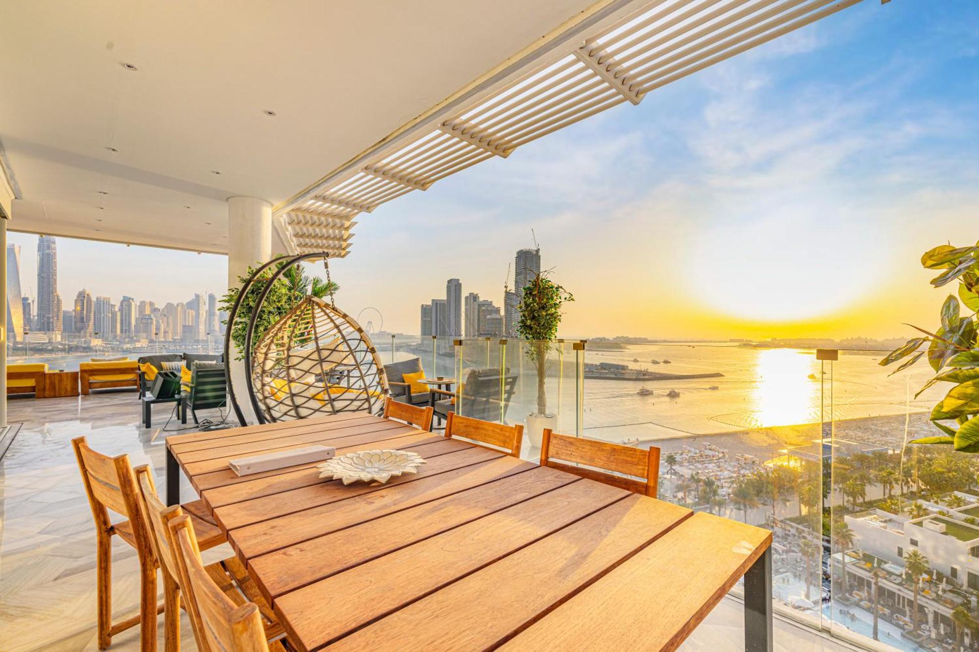 Five Palm Jumeirah 2Br Luxury Penthouse , Full Marina See View With Private Pool Dubai Exteriör bild