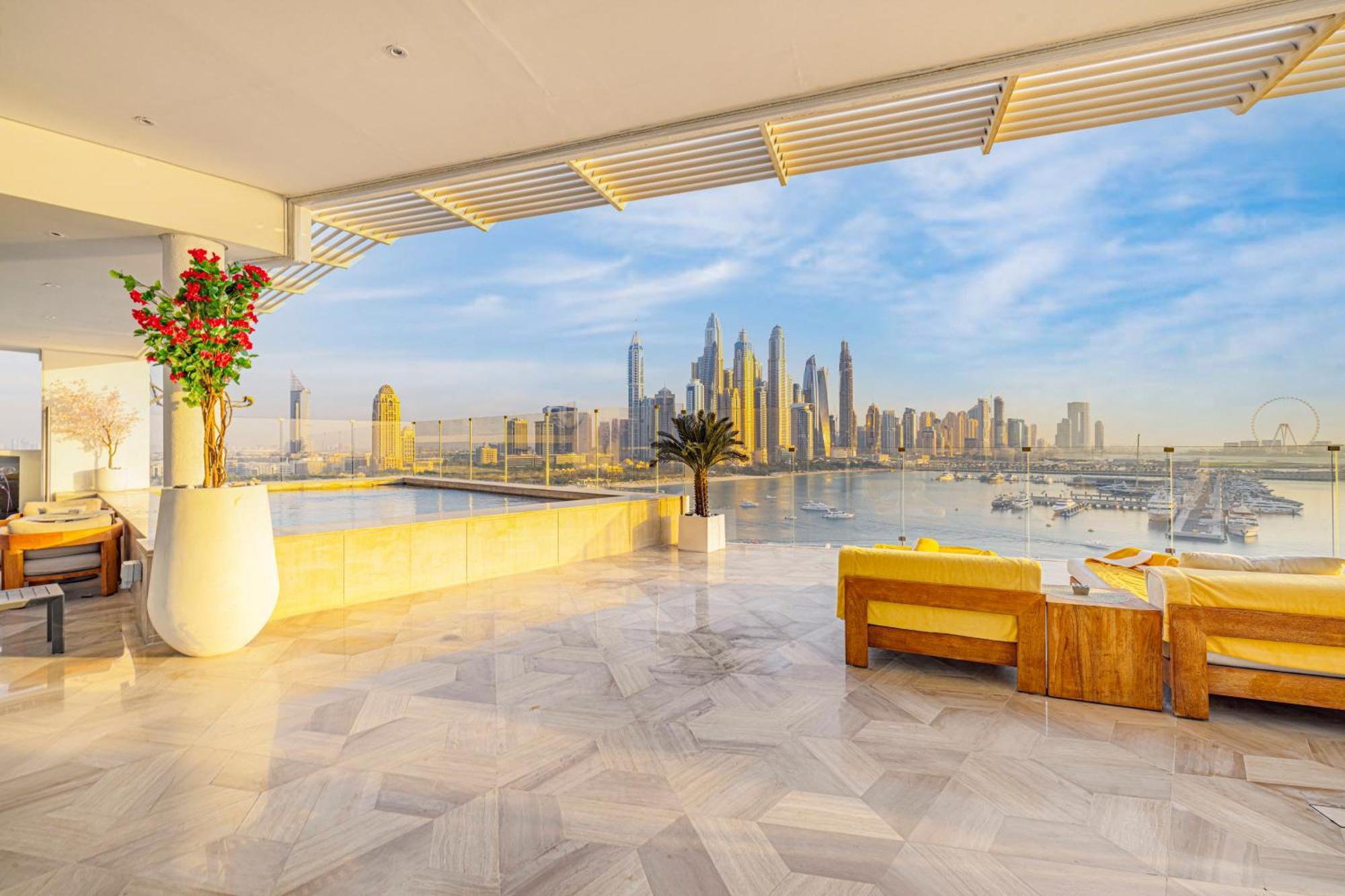 Five Palm Jumeirah 2Br Luxury Penthouse , Full Marina See View With Private Pool Dubai Exteriör bild